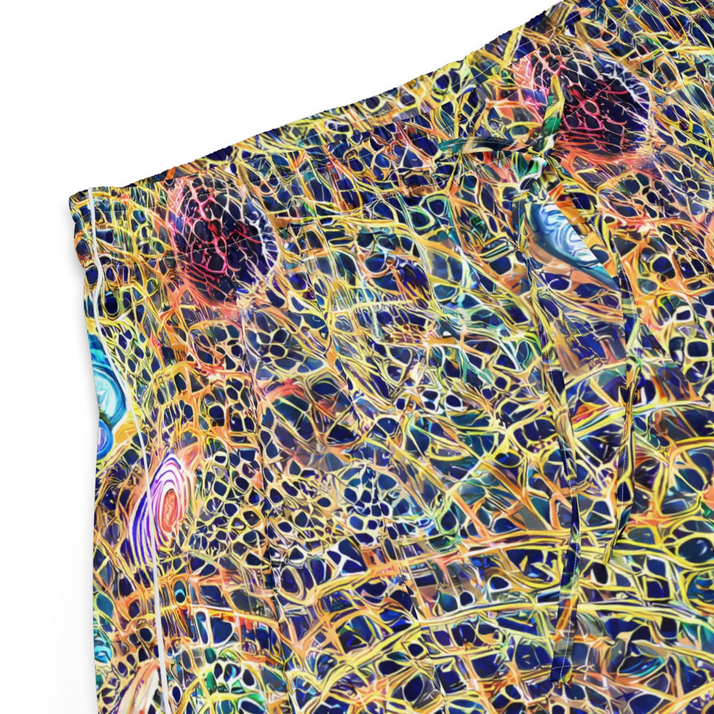 Kaleidoscopic Circuit on Women's Pajama Shorts — Product details