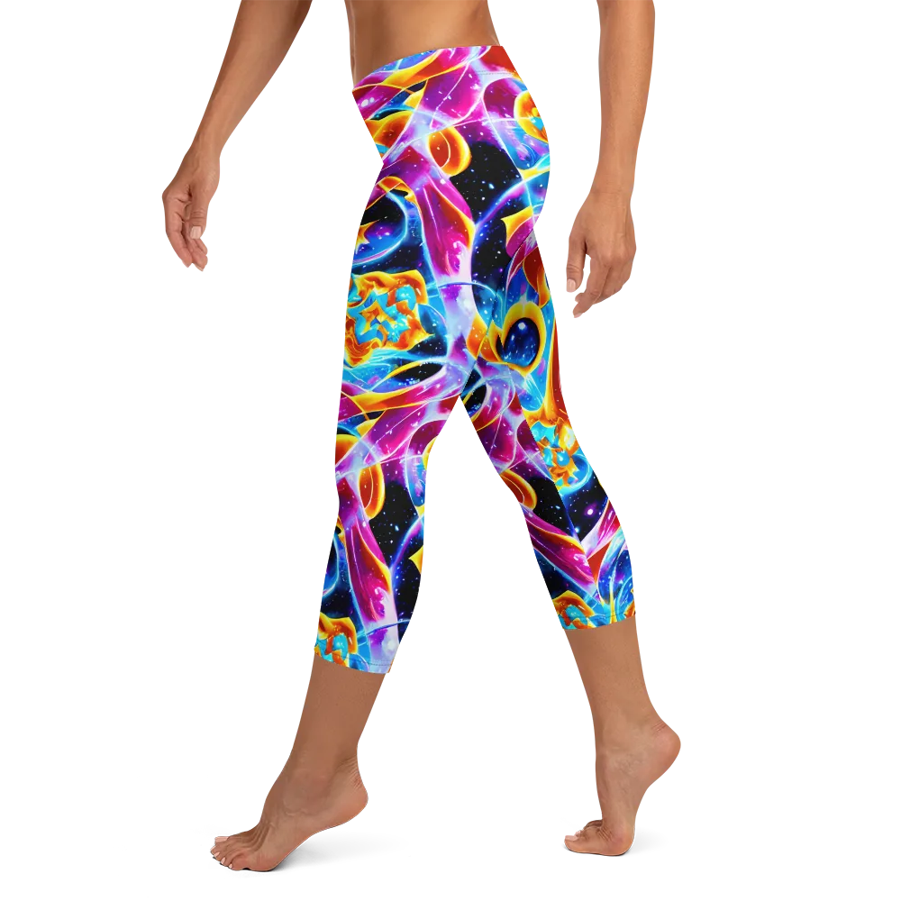 Radiant Gravity on Capri Leggings — Left