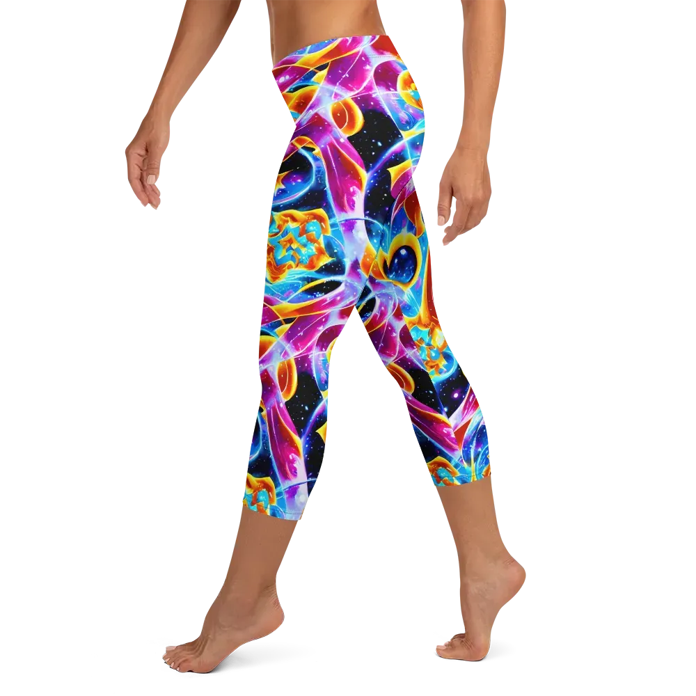 Radiant Gravity on Capri Leggings — Left