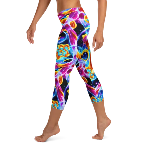 Radiant Gravity on a Capri Leggings