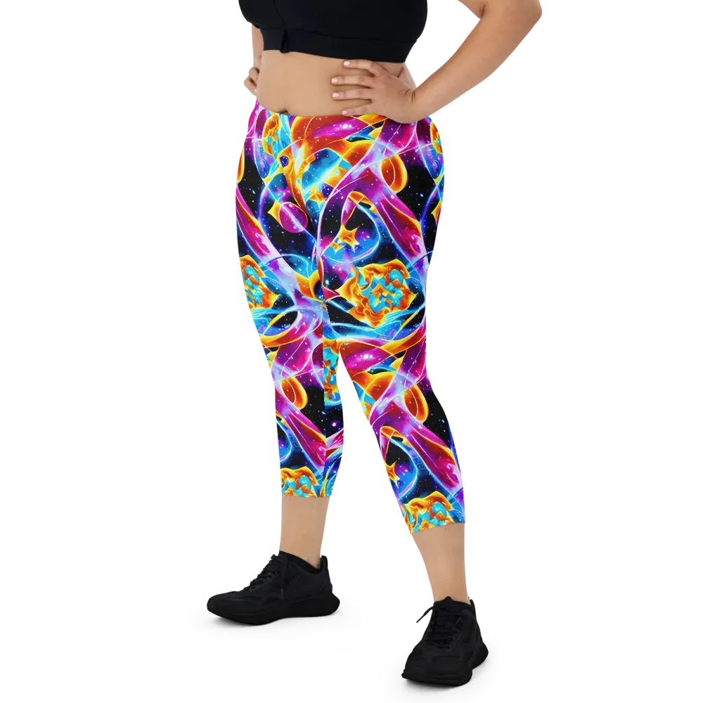 Radiant Gravity on Capri Leggings — Front