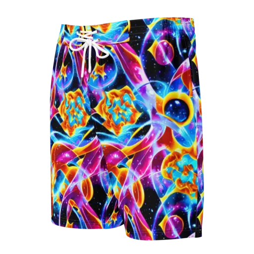 Radiant Gravity on a Men's Board Shorts