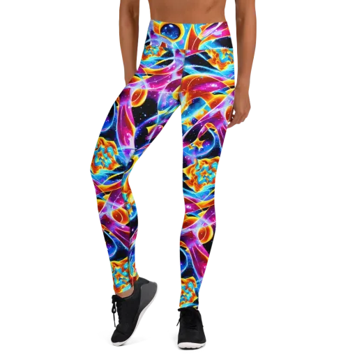 Radiant Gravity on a Yoga Leggings