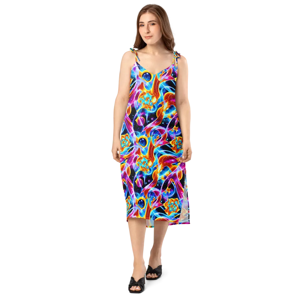 Radiant Gravity on Slip Dress — Front