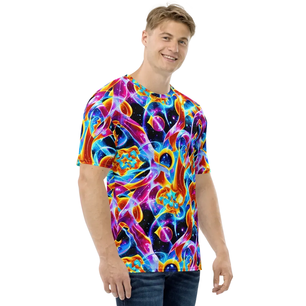 Radiant Gravity on Men's Crew Neck T-Shirt — Right