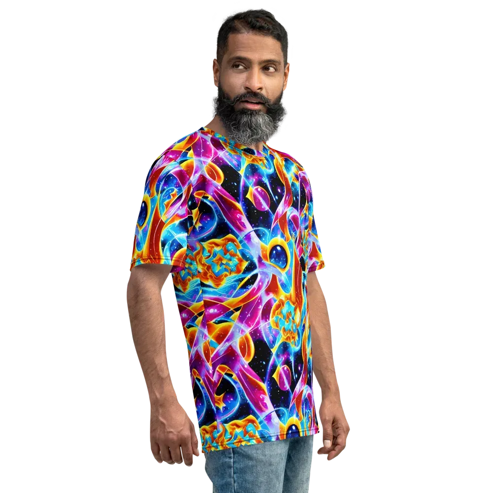 Radiant Gravity on Men's Crew Neck T-Shirt — Right