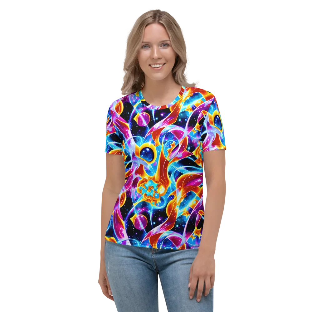 Radiant Gravity on Women's Crew Neck T-Shirt — Front