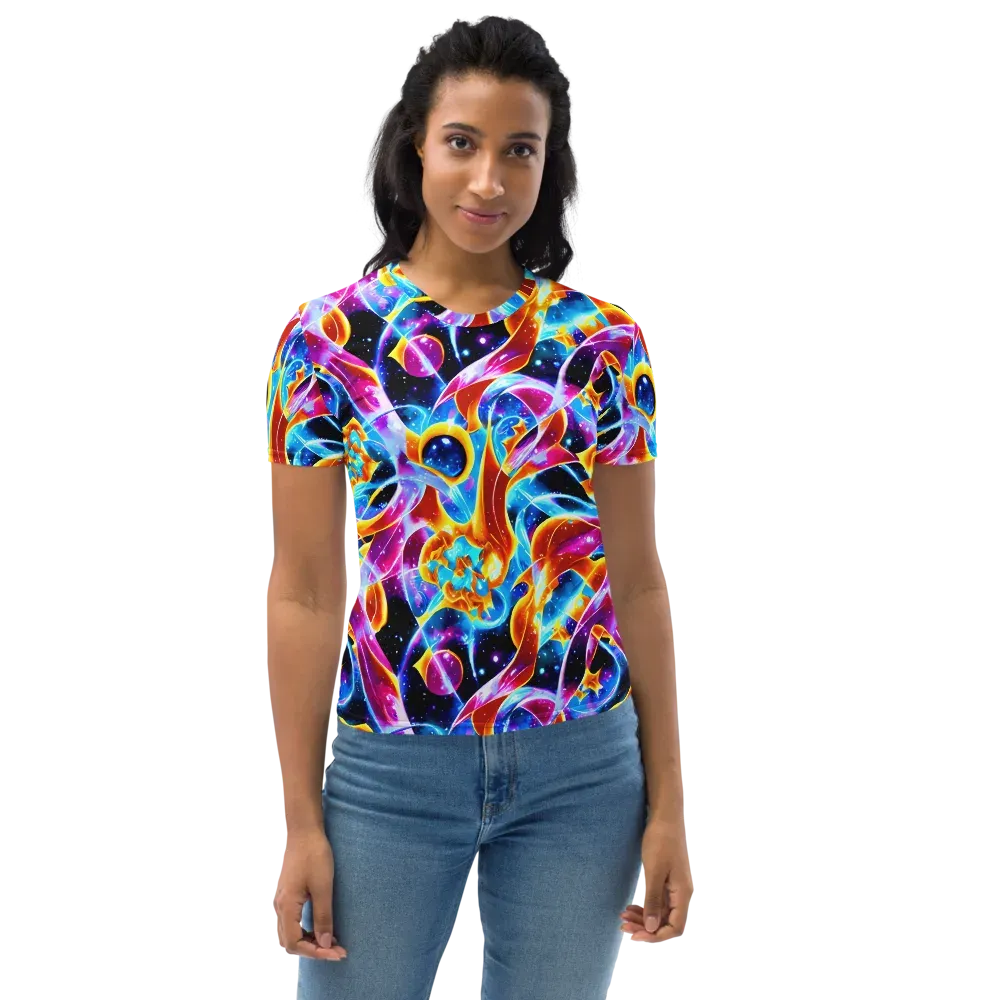Radiant Gravity on Women's Crew Neck T-Shirt — Front