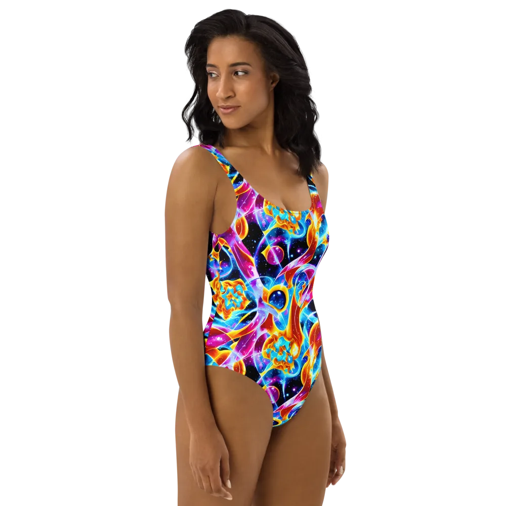 Radiant Gravity on One-Piece Swimsuit — Right