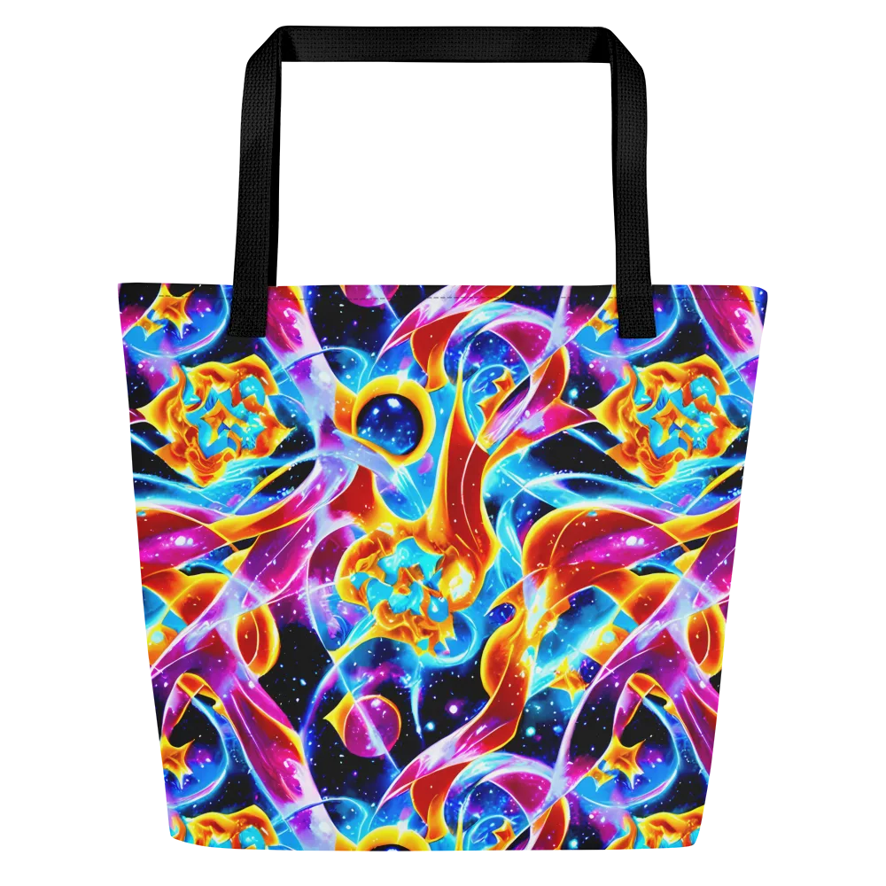 Radiant Gravity on Large Tote Bag W/ Pocket — Front