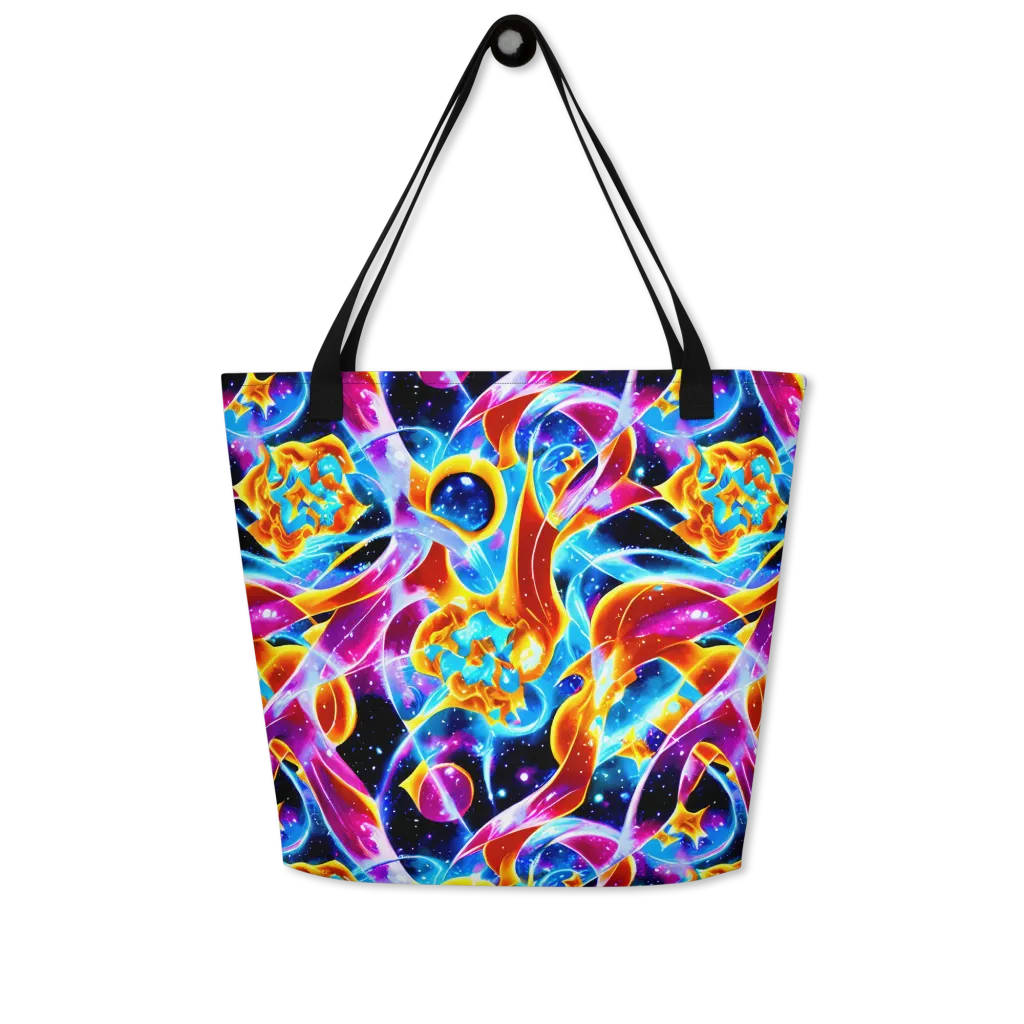 Radiant Gravity on Large Tote Bag W/ Pocket — Front