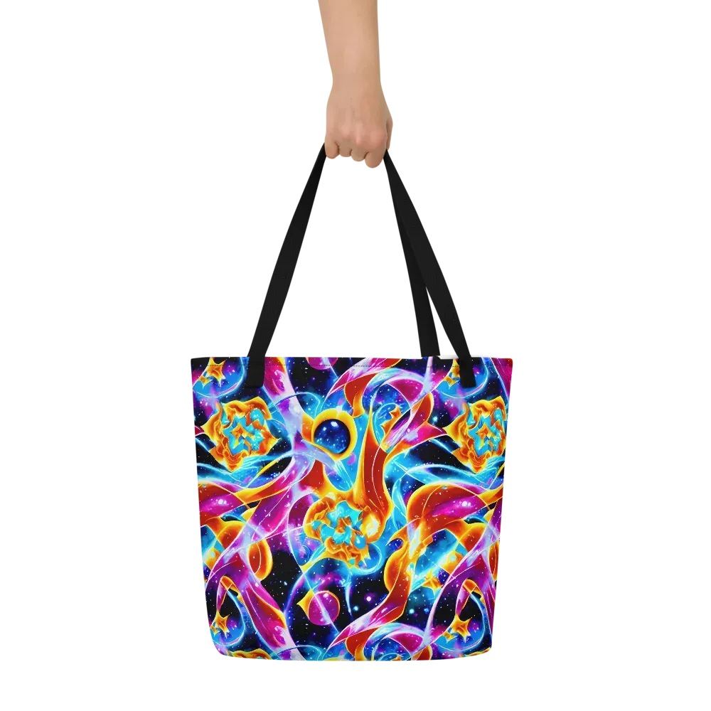 Radiant Gravity on Large Tote Bag W/ Pocket — Front