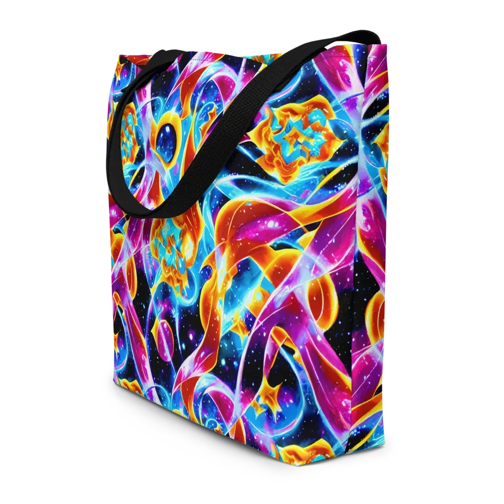 Radiant Gravity on Large Tote Bag W/ Pocket — Front