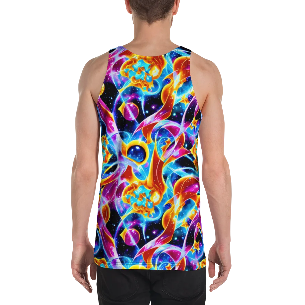 Radiant Gravity on Men's Tank Top — Back