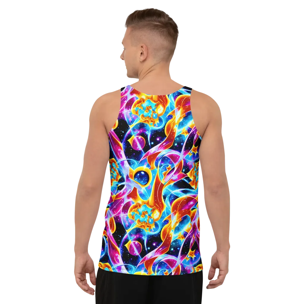 Radiant Gravity on Men's Tank Top — Back