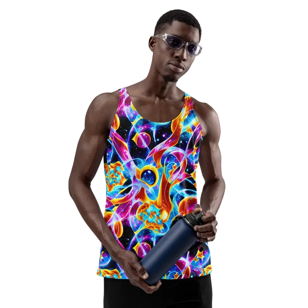 Radiant Gravity on Men's Tank Top — Front