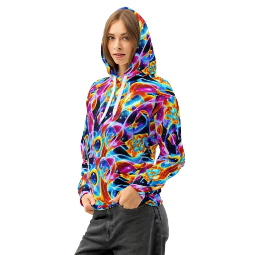 Radiant Gravity on a Cotton Hoodie