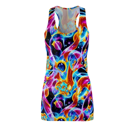 Radiant Gravity on a Racerback Dress