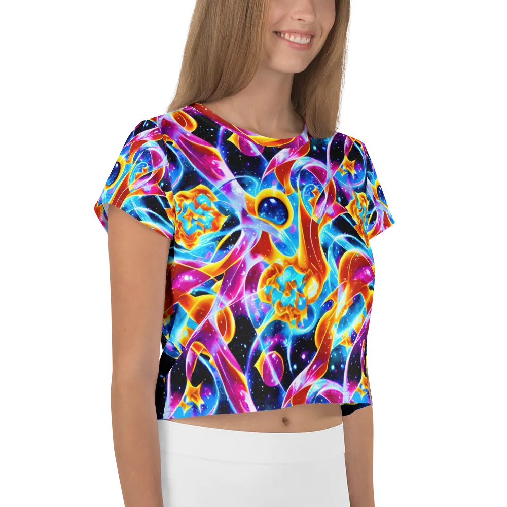 Radiant Gravity on Crop Tee — Right
