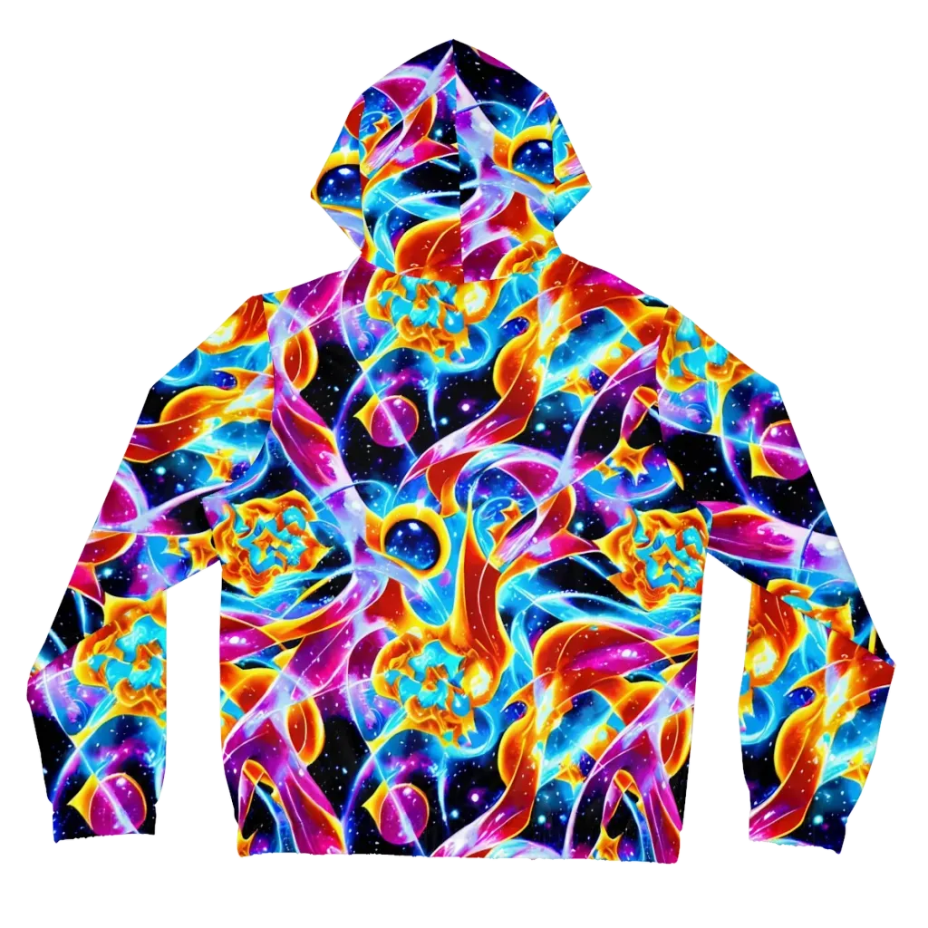 Radiant Gravity on Women's Full-Zip Hoodie — Back