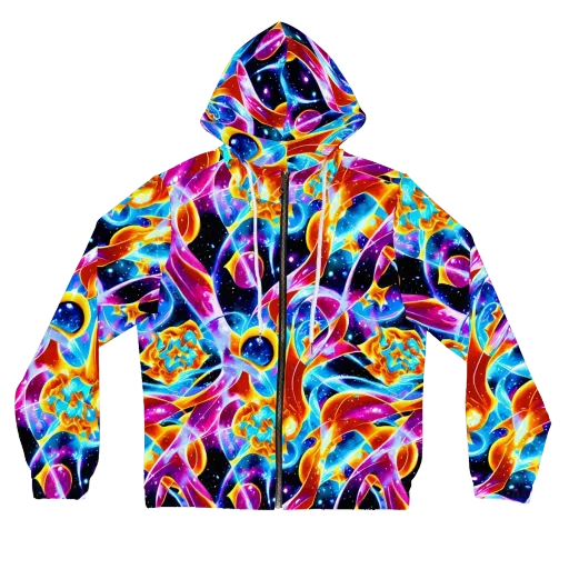 Radiant Gravity on a Women's Full-Zip Hoodie