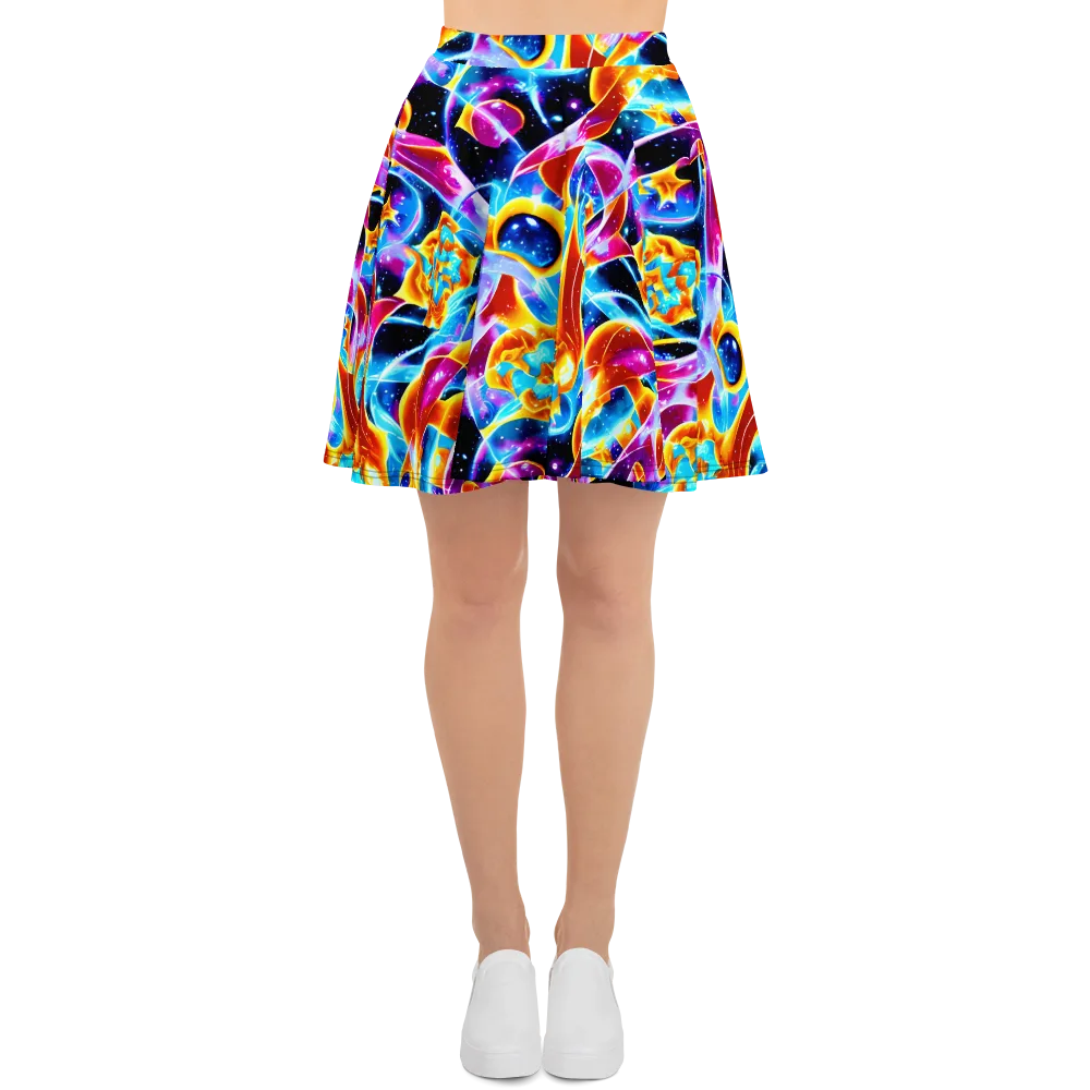 Radiant Gravity on Skater Skirt — Front