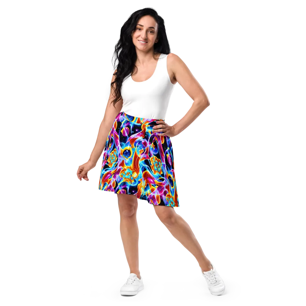 Radiant Gravity on Skater Skirt — Front