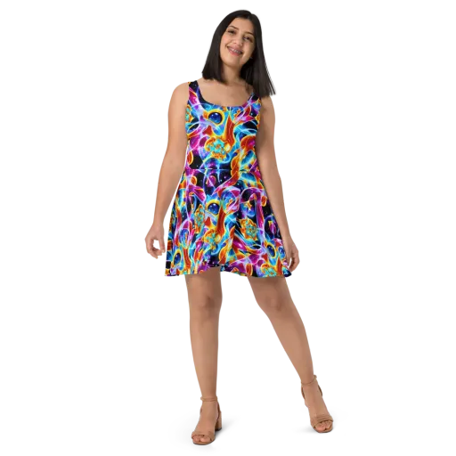 Radiant Gravity on a Skater Dress