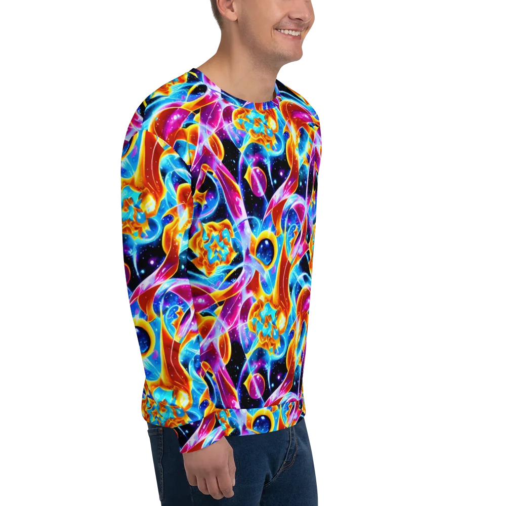 Radiant Gravity on Sweatshirt — Right Front