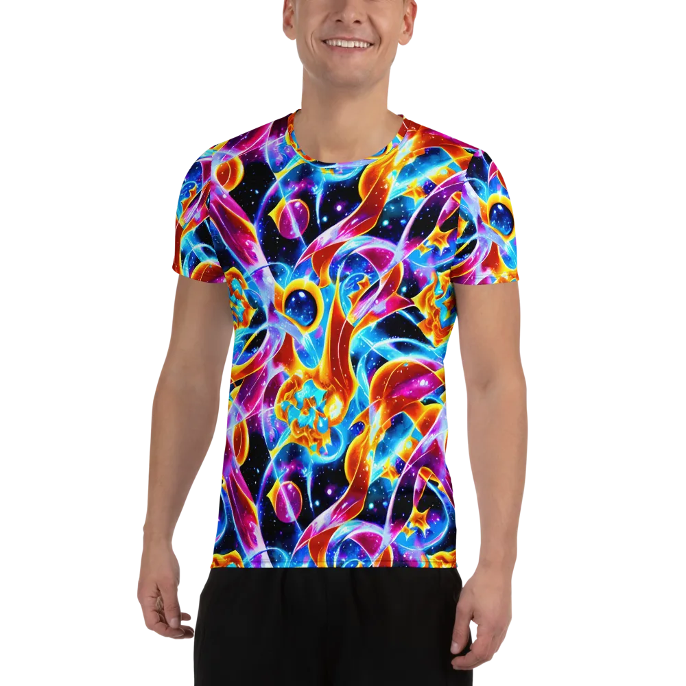 Radiant Gravity on Men's Athletic T-Shirt — Front