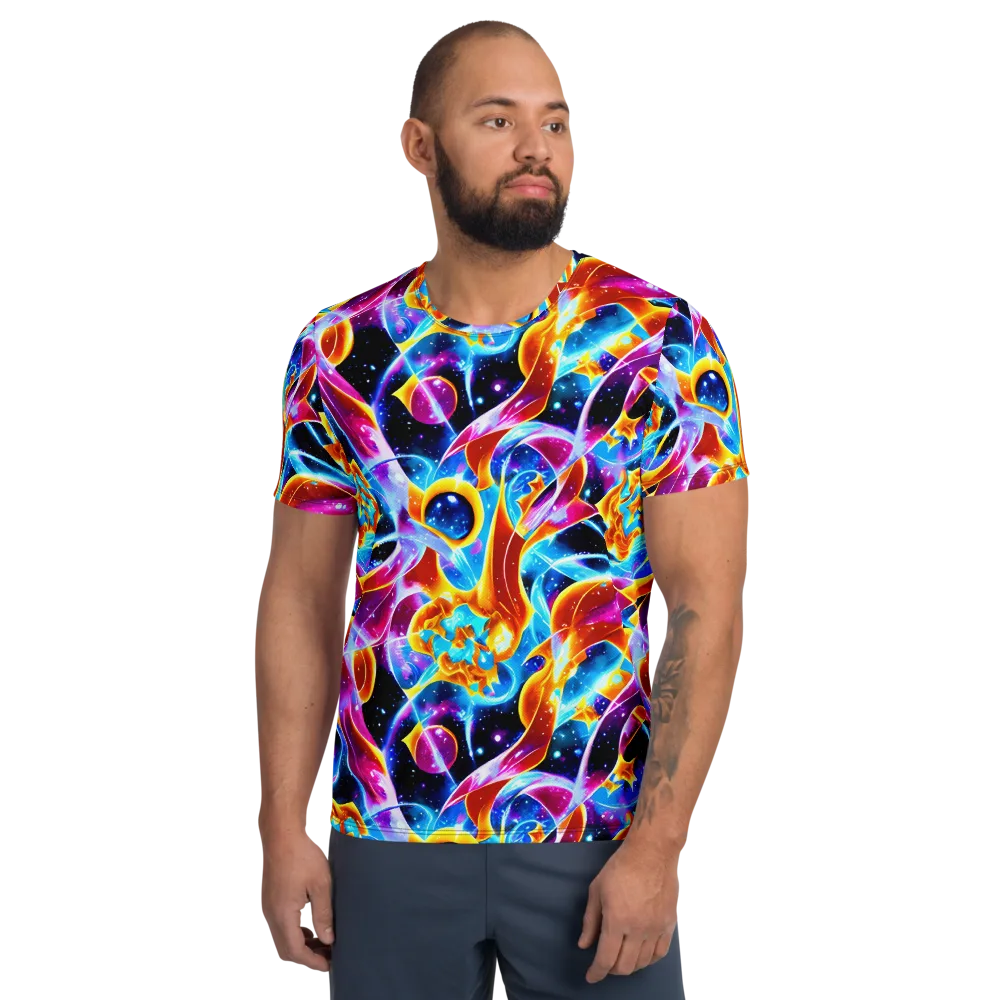 Radiant Gravity on Men's Athletic T-Shirt — Front