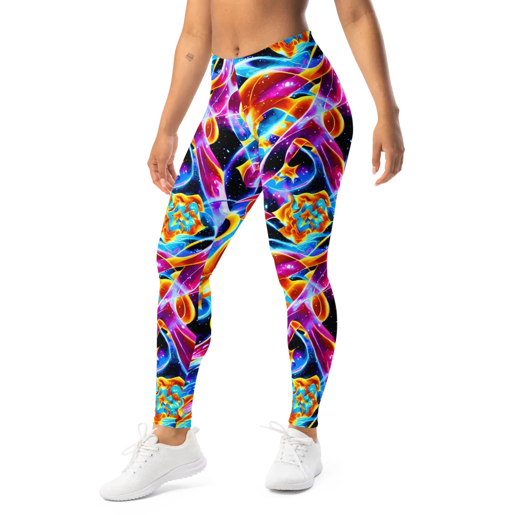 Radiant Gravity on Leggings — Left Front