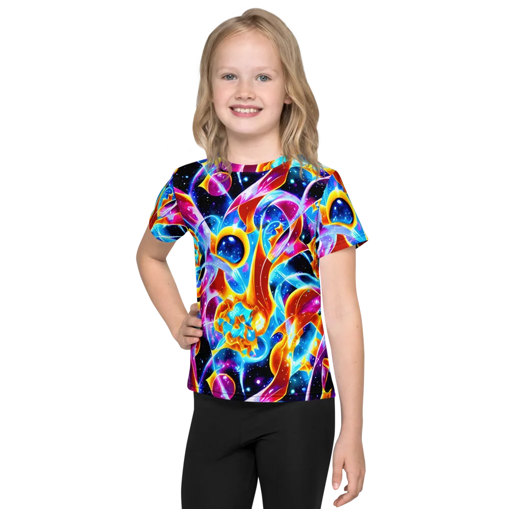 Radiant Gravity on Kids Crew Neck T-Shirt — Front