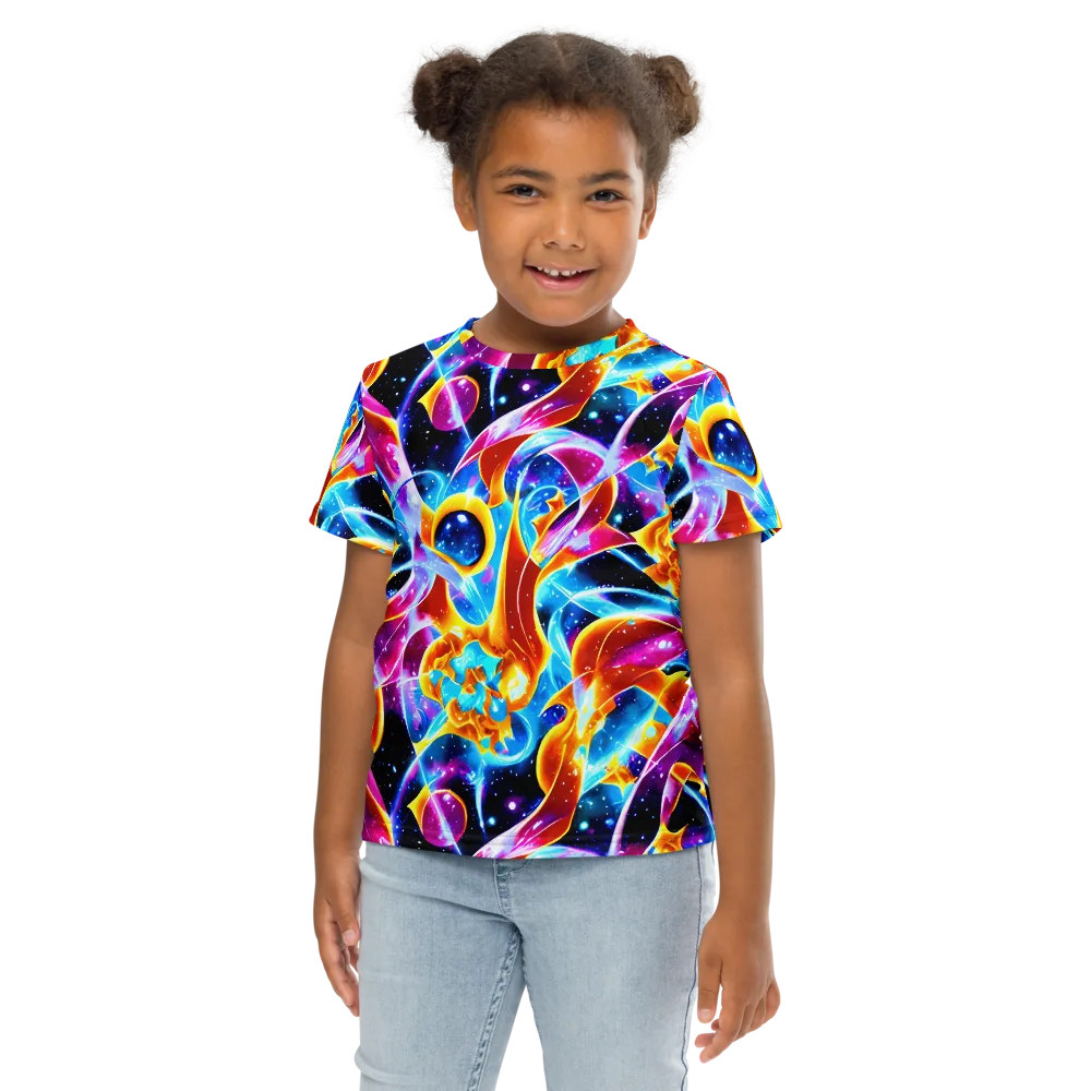 Radiant Gravity on Kids Crew Neck T-Shirt — Front