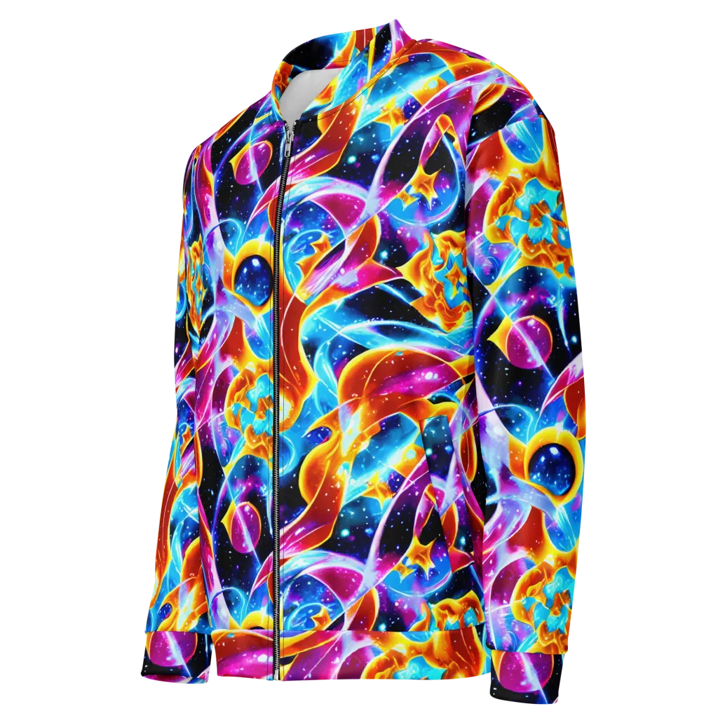 Radiant Gravity on Bomber Jacket — Left Front