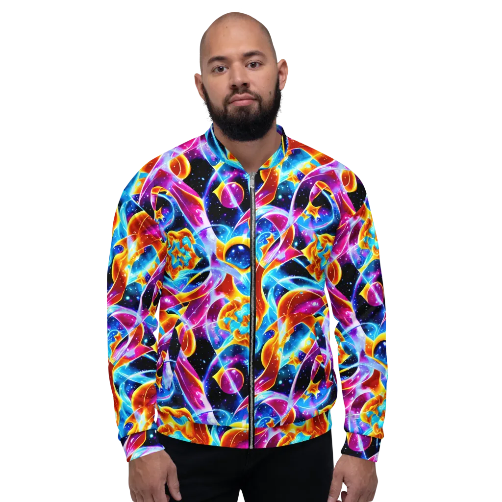Radiant Gravity on Bomber Jacket — Front