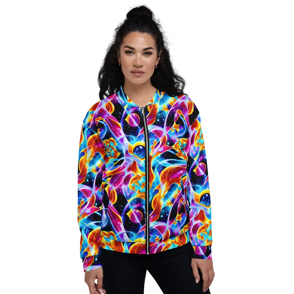 Radiant Gravity on Bomber Jacket — Front