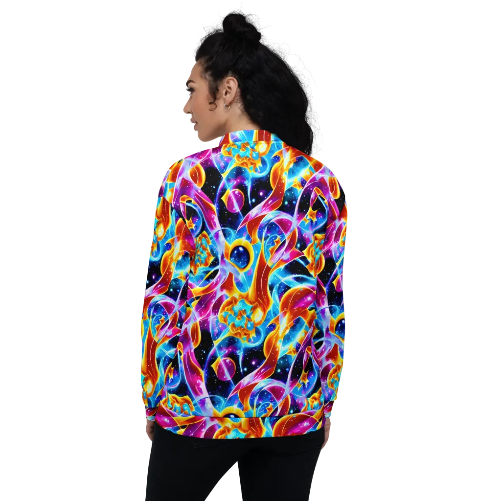 Radiant Gravity on Bomber Jacket — Back