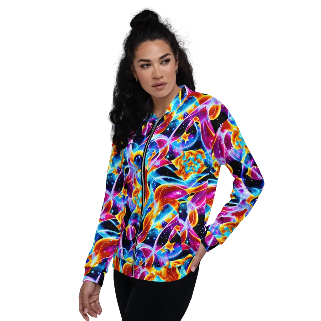 Radiant Gravity on Bomber Jacket — Left