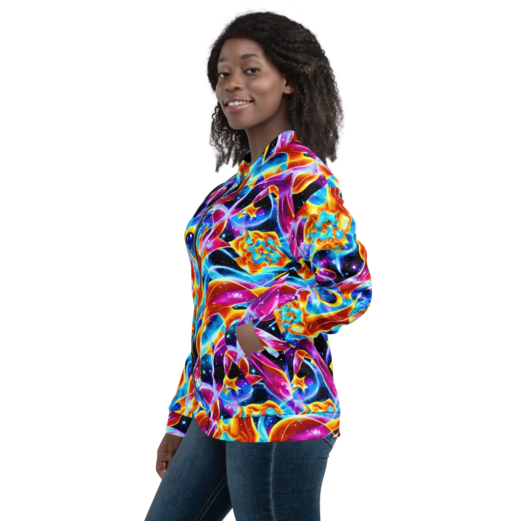 Radiant Gravity on Bomber Jacket — Left