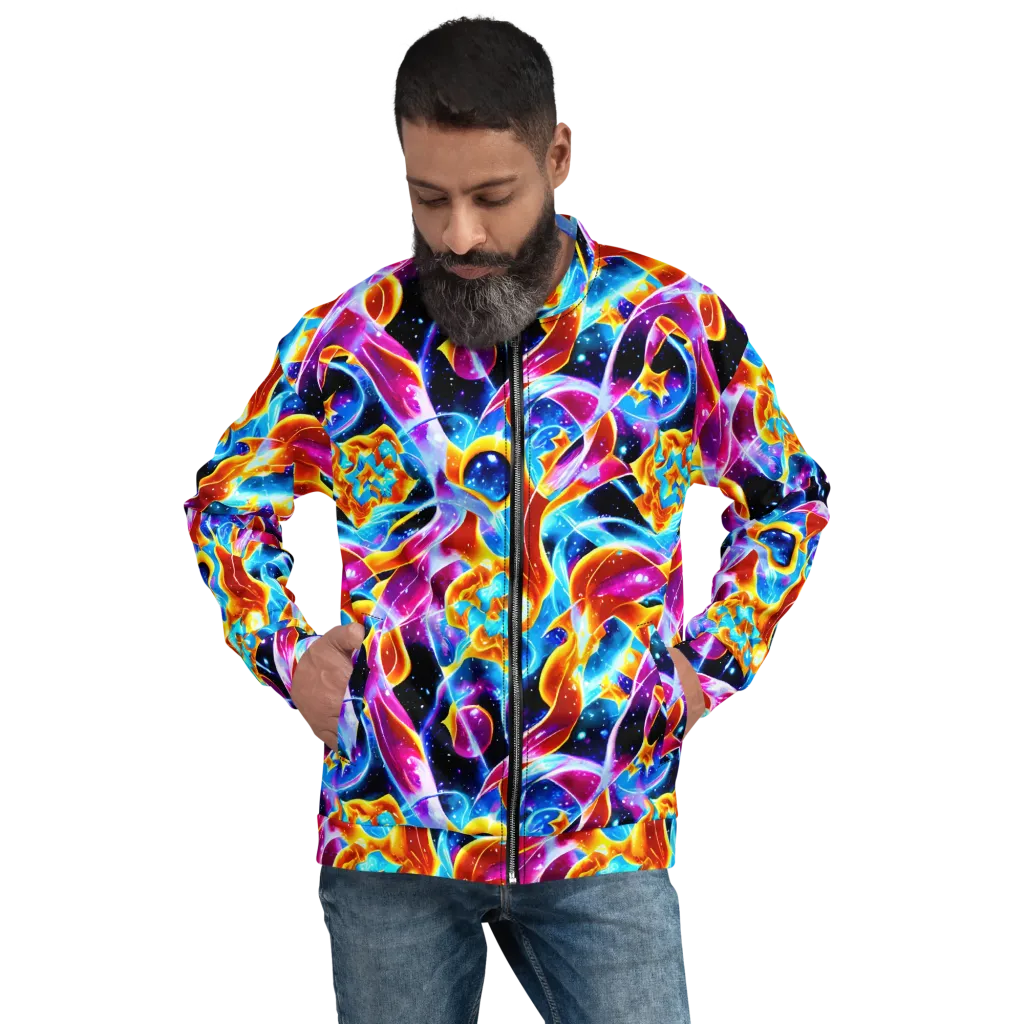 Radiant Gravity on Bomber Jacket — Front