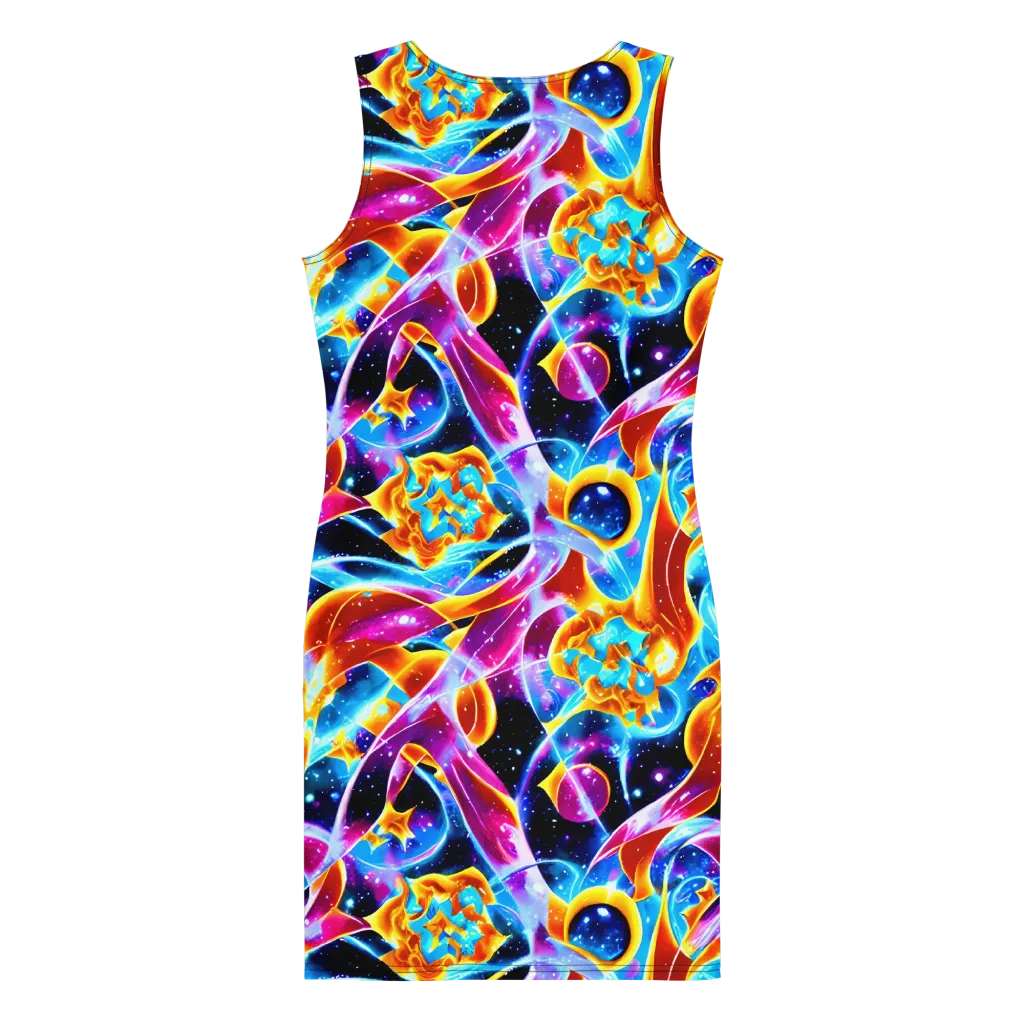 Radiant Gravity on Bodycon Dress — Back
