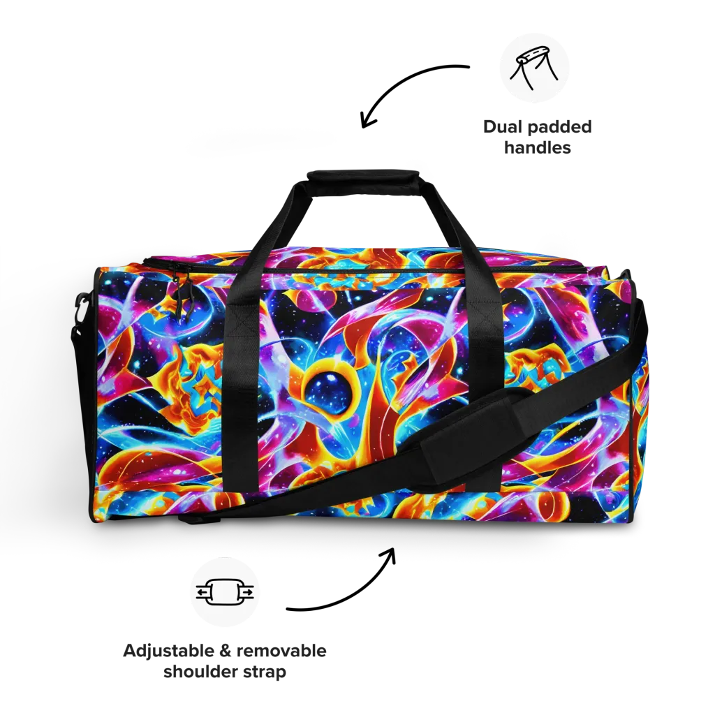 Radiant Gravity on Duffle Bag — Front