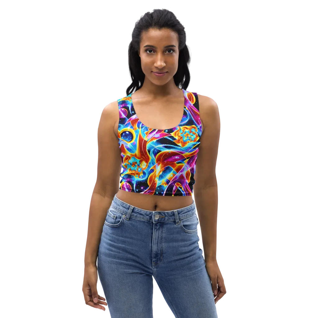 Radiant Gravity on Crop Top — Front