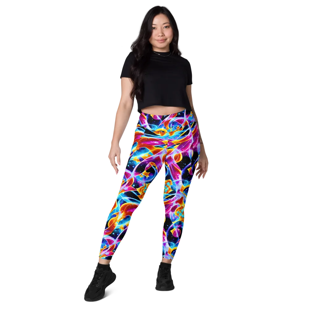 Radiant Gravity on Leggings with Pockets — Front