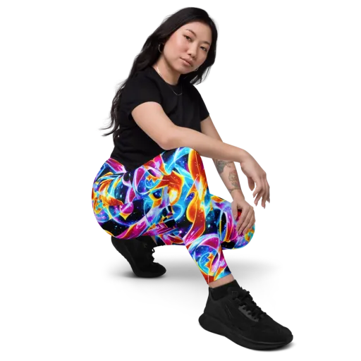 Radiant Gravity on a Leggings with Pockets