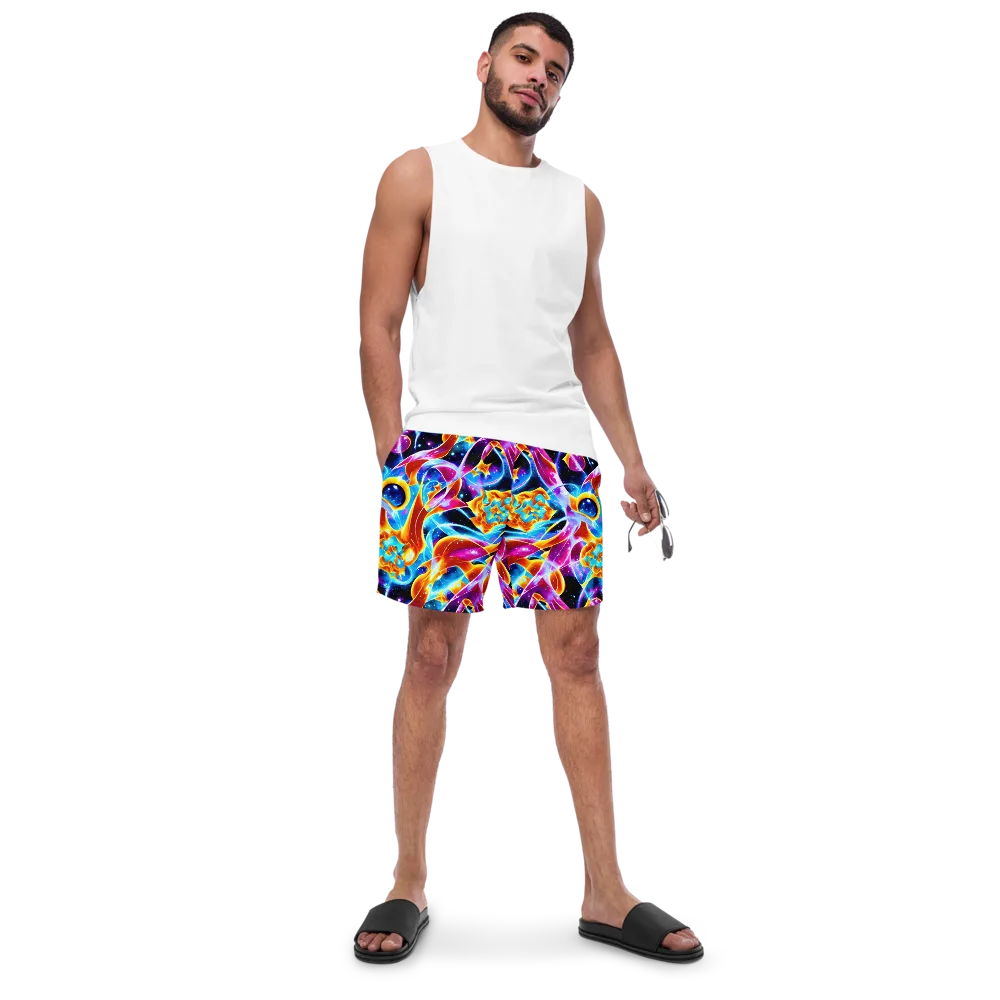 Radiant Gravity on Swim Trunks — Front