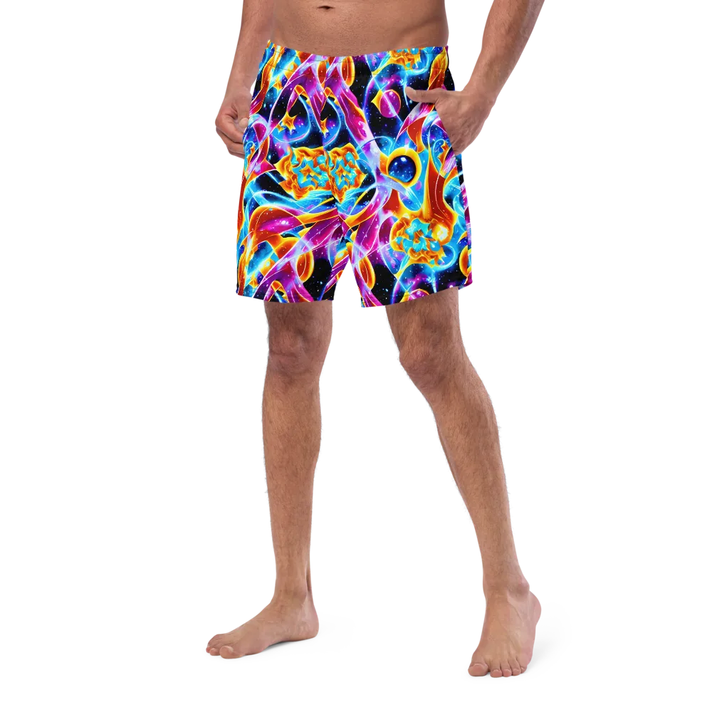 Radiant Gravity on Swim Trunks — Left Front