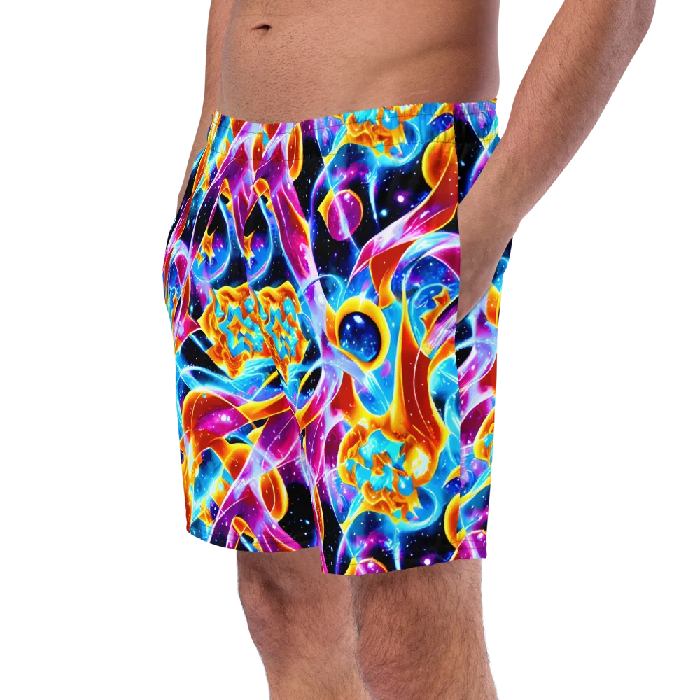 Radiant Gravity on Swim Trunks — Left Front
