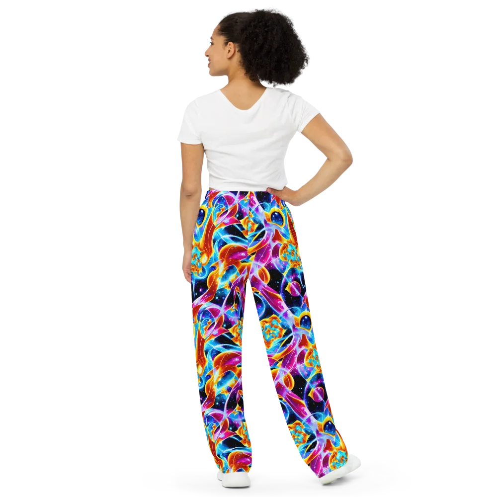 Radiant Gravity on Wide-Leg Pants — Back